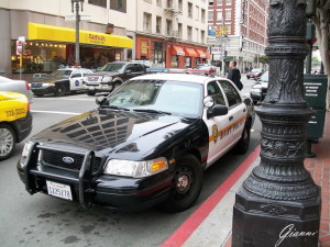 Una vera auto della polizia!!!