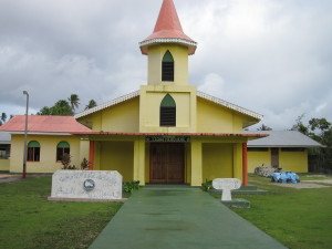 Villaggio di Tikehau - La chiesa