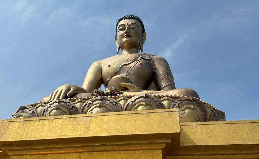 Statua di Buddha a Thimphu